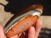 Polished Polychrome / Picasso Jasper Standing Free Forms  x 3 From Madagascar - Toprock Gemstones and Minerals 