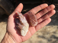 Natural Red Hematoid Quartz Specimens x 24 From Karoi, Zimbabwe