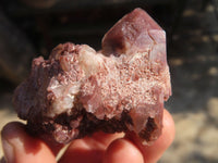 Natural Red Hematoid Quartz Specimens x 24 From Karoi, Zimbabwe