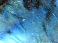 Polished One Side Polished Labradorite Slices  x 4 From Madagascar - Toprock Gemstones and Minerals 