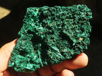 Natural Chatoyant Silky Malachite Specimens  x 2 From Congo - Toprock Gemstones and Minerals 