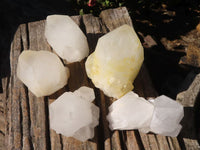 Natural Large Single Quartz Crystals  x 5 From Madagascar - Toprock Gemstones and Minerals 