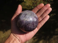 Polished Smokey Amethyst Spheres  x 2 From Madagascar - TopRock