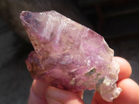 Natural Window Amethyst Crystal Specimens  x 12 From Chiredzi, Zimbabwe