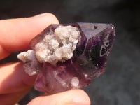 Natural Window Amethyst Crystal Specimens  x 12 From Chiredzi, Zimbabwe