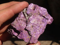 Natural Metallic Purpurite Cobbed Specimens  x 12 From Erongo, Namibia - Toprock Gemstones and Minerals 