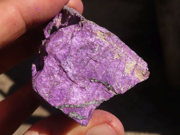 Natural Metallic Purpurite Cobbed Specimens  x 12 From Erongo, Namibia - Toprock Gemstones and Minerals 