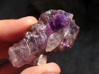 Natural Window Amethyst Crystal Specimens  x 12 From Chiredzi, Zimbabwe