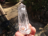 Polished Clear Quartz Crystal Points  x 9 From Madagascar