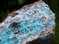 Natural Drusi Coated Chrysocolla Specimens With Malachite & Native Copper Dolomite Coating x 6 From Kakanda, Congo - TopRock