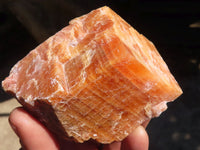 Natural New Sunset Orange Calcite Specimens  x 12 From Spitzkop, Namibia