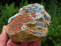 Natural Drusi Coated Chrysocolla Specimens With Malachite & Native Copper Dolomite Coating x 6 From Kakanda, Congo - TopRock