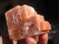 Natural New Sunset Orange Calcite Specimens  x 12 From Spitzkop, Namibia