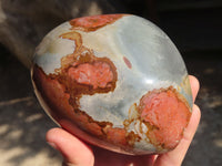 Polished Polychrome Jasper Standing Free Forms  x 2 From Mahajanga, Madagascar