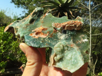 Natural Green Mtorolite / Chrome Chrysoprase Plates  x 5 From Zimbabwe - Toprock Gemstones and Minerals 