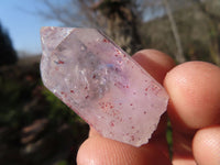 Natural Mixed Amethyst & Smokey Brandberg Quartz Crystals x 35 From Brandberg, Namibia