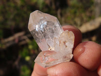 Natural Mixed Amethyst & Smokey Brandberg Quartz Crystals x 35 From Brandberg, Namibia