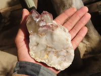 Natural Red Hematoid Phantom Quartz Clusters  x 5 From Karoi, Zimbabwe - Toprock Gemstones and Minerals 