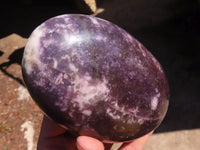 Polished Extra Large Purple Lepidolite Free Forms  x 4 From Zimbabwe - Toprock Gemstones and Minerals 