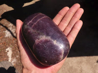 Polished Extra Large Purple Lepidolite Free Forms  x 4 From Zimbabwe - Toprock Gemstones and Minerals 