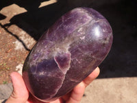 Polished Extra Large Purple Lepidolite Free Forms  x 4 From Zimbabwe - Toprock Gemstones and Minerals 