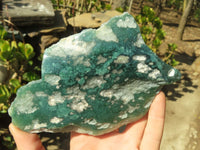 Polished On One Side Emerald Mtorolite Plates x 4 From Mutorashanga, Zimbabwe