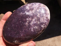 Polished Extra Large Purple Lepidolite Free Forms  x 4 From Zimbabwe - Toprock Gemstones and Minerals 