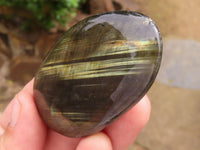 Polished Flashy Labradorite Palm Stones  x 25 From Tulear, Madagascar - TopRock