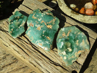 Polished One Side Polished Mtorolite Plates  x 3 From Zimbabwe - Toprock Gemstones and Minerals 