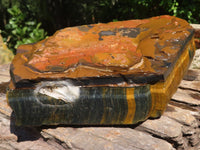 Natural Golden Blue Tigers Eye Specimen x 1 From Prieska, South Africa - TopRock