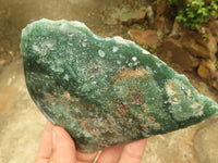 Polished Green Mtorolite / Emerald Chrome Chrysoprase Slices  x 6 From Zimbabwe - TopRock