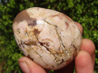 Polished Coral Flower Agate Palm Stones  x 12 From Madagascar - Toprock Gemstones and Minerals 