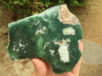 Polished Green Mtorolite / Emerald Chrome Chrysoprase Slices  x 6 From Zimbabwe - TopRock