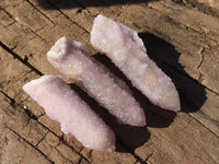 Natural Long Single Spirit Quartz Crystals x 35 From Boekenhouthoek, South Africa