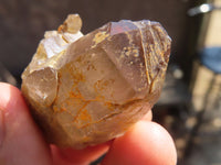 Natural Clear Smokey Quartz Crystals  x 20 From Malawi