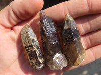 Natural Clear Smokey Quartz Crystals  x 20 From Malawi