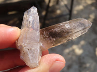 Natural Clear Smokey Quartz Crystals  x 20 From Malawi