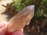 Natural Clear Smokey Quartz Crystals  x 20 From Malawi