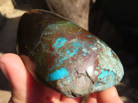 Polished Blue Shattuckite Free Forms  x 6 From Kaokoveld, Namibia - Toprock Gemstones and Minerals 