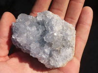 Natural Blue Celestite Crystal Specimens  x 6 From Sakoany, Madagascar