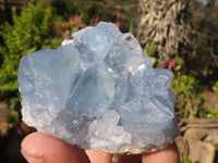 Natural Blue Celestite Crystal Specimens  x 6 From Sakoany, Madagascar