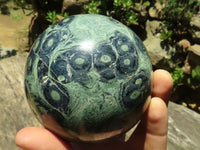 Polished Stromatolite / Kambamba Jasper Spheres  x 2 From Mahajanga, Madagascar - TopRock