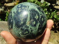 Polished Stromatolite / Kambamba Jasper Spheres  x 2 From Mahajanga, Madagascar - TopRock