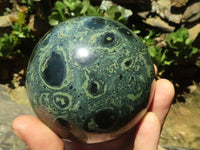 Polished Stromatolite / Kambamba Jasper Spheres  x 2 From Mahajanga, Madagascar - TopRock