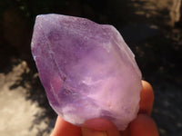 Natural  Jacaranda Amethyst Single Crystals  x 12 From Mambwe, Zambia - Toprock Gemstones and Minerals 