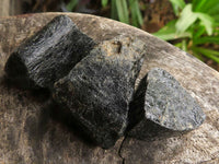 Natural Rough Schorl Black Tourmaline Crystals  x 2 Kg Lot From Zambia - TopRock