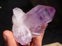 Natural  Jacaranda Amethyst Single Crystals  x 12 From Mambwe, Zambia - Toprock Gemstones and Minerals 