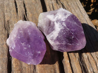 Natural  Jacaranda Amethyst Single Crystals  x 12 From Mambwe, Zambia - Toprock Gemstones and Minerals 