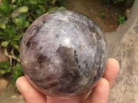 Polished Smokey Amethyst Spheres  x 2 From Madagascar - TopRock