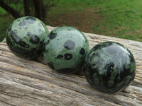 Polished Stromatolite / Kambamba / Nebula Jasper Spheres x 3 From Madagascar - TopRock